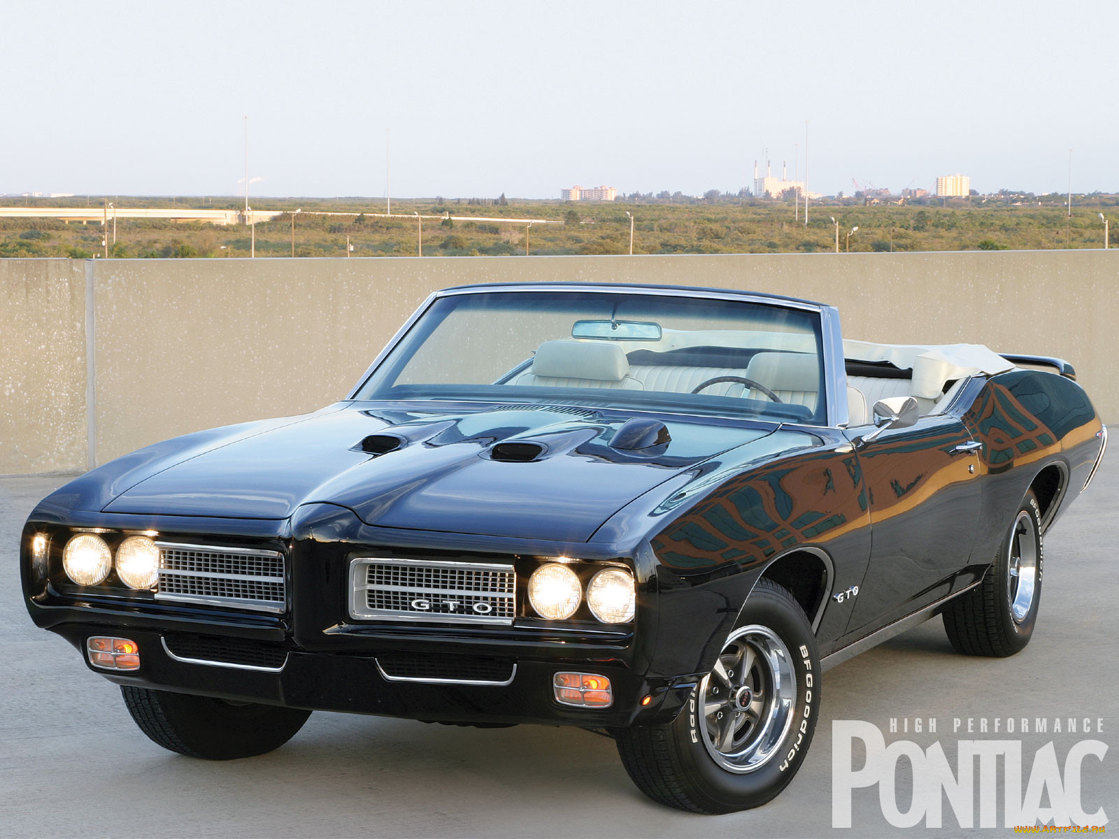 1969, pontiac, gto convertible, 